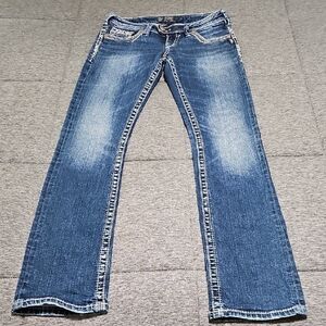 Silver Tuesday Baby Boot Size 25 Women's Blue Jeans